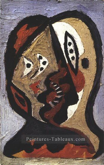 Visage 3 1926 cubisme Pablo Picasso Peintures à l'huile